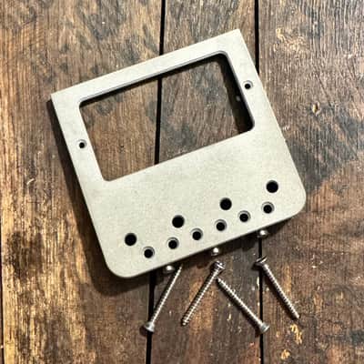 Van Dyke-Harms Telecaster Humbucker Bridge w/ Brass Saddles - Stainless Steel - Top Loader / String Through image 2