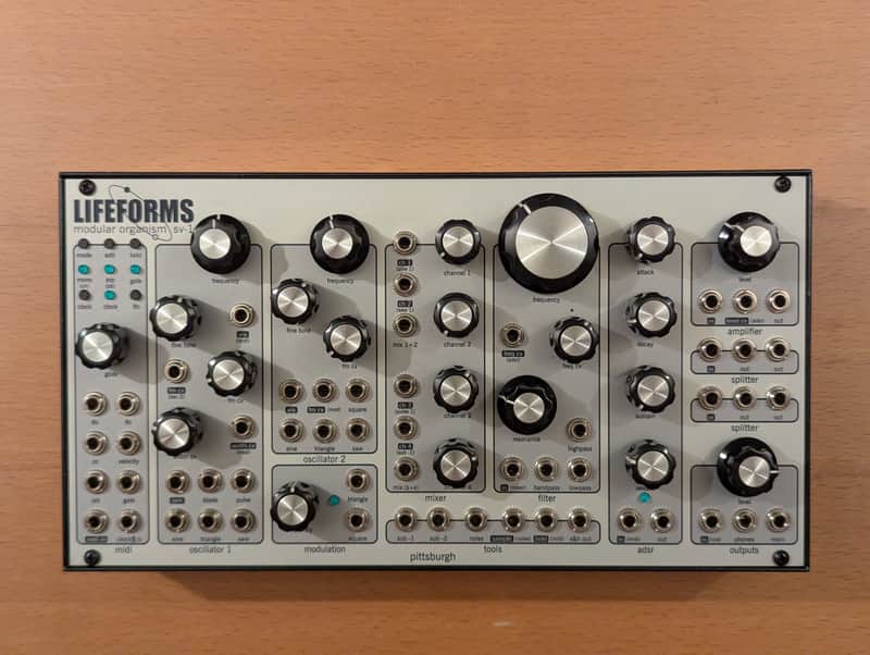 Pittsburgh Modular Lifeforms SV-1 Blackbox desktop synthesiser 2017 image 1