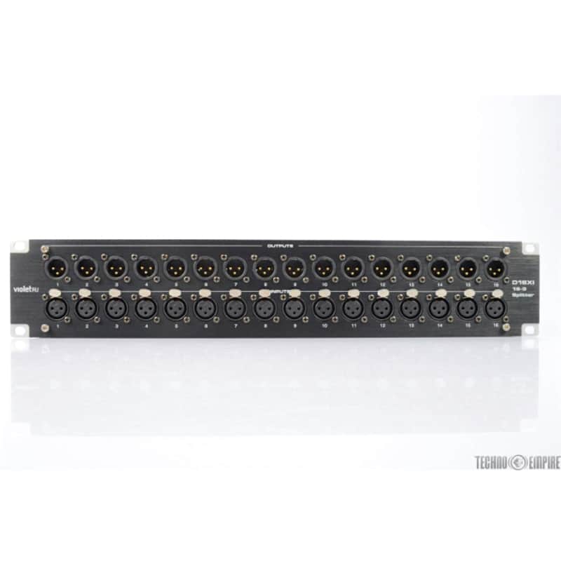 Violet Audio D16XI 16 Channel XLR DB25 Passive Splitter Studio