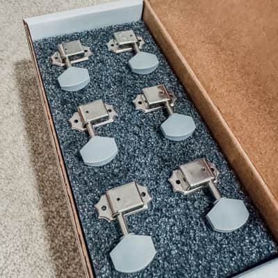 Genuine PRS SE Silver Sky OEM Tuners Set of 6 Nickel New Unused Non-Locking image 1