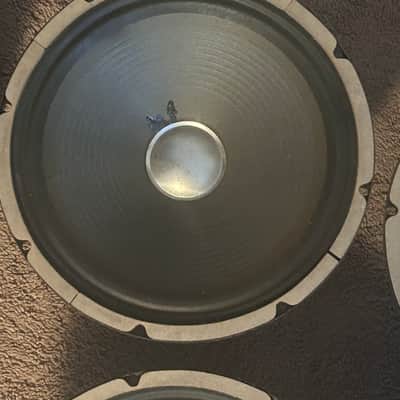 4 matching 1968 CTS 12” 8 ohm 25 watt speakers 1968 - Brown image 9