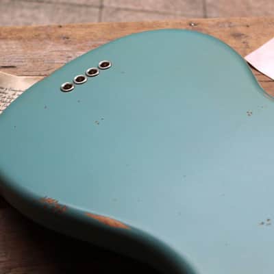 FENDER Justin Meldal-Johnsen Road Worn Signature Mustang Bass Faded Daphne Blue, GIGBAG, 3, 51 KG image 9