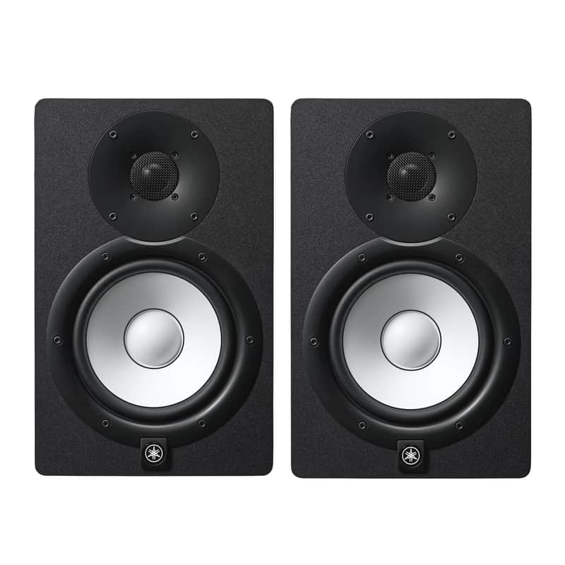 Yamaha HS7 95 Watt Professional Powered Studio Monitor Speaker (Black, 2-Pack) Bundle (2 Items) image 1