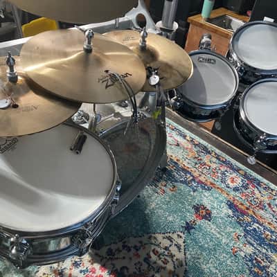 Rick Allen's 1999 Def Leppard Euphoria Tour DW / Hart Drum Set (#1). Autographed by the whole band. Authenticated! image 18