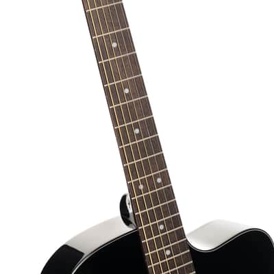 Cort L60CEBK | Orchestra Acoustic / Electric Guitar,Gloss Black. New with Full Warranty! image 8