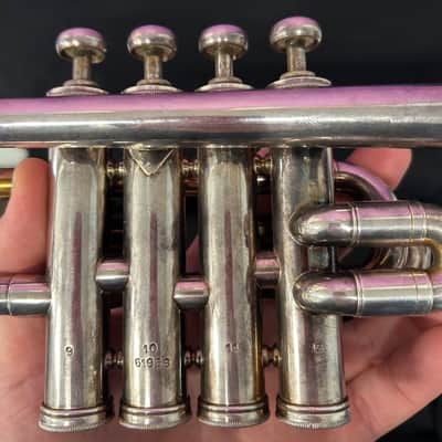 Vintage Selmer Four-Valve Piccolo Trumpet in G image 1