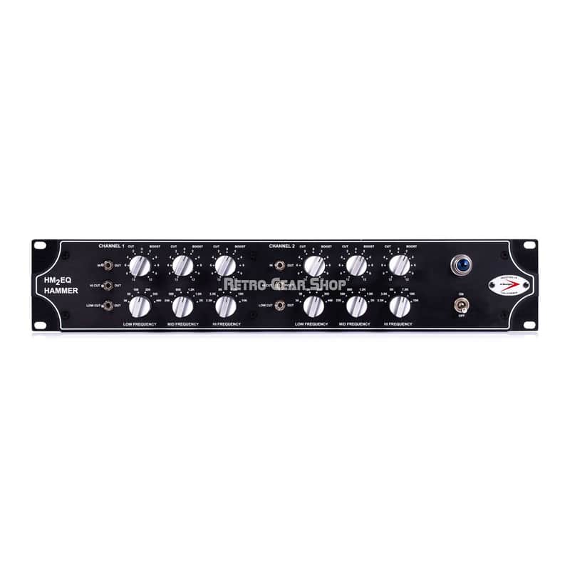 A-Designs Audio HM2EQ Hammer Dual Channel Tube Equalizer EQ A designs HM2 image 1