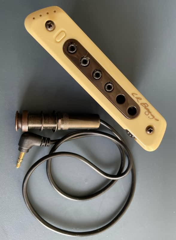 LR Baggs M80 Acoustic Guitar Soundhole Pickup 2010s - White image 1