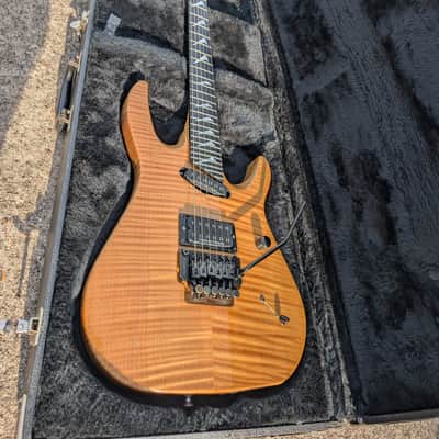 1990 Hamer Californian Elite Amber solid 5A maple xx rare image 2