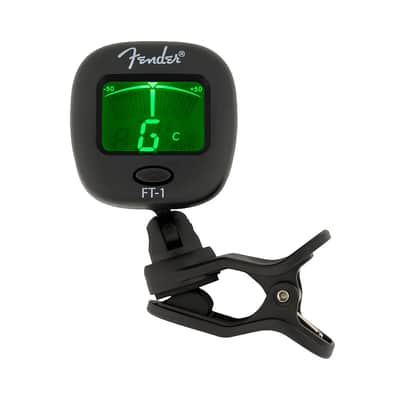 Fender FT-1 Pro Clip On Chromatic Guitar & Bass Tuner (Black) image 3