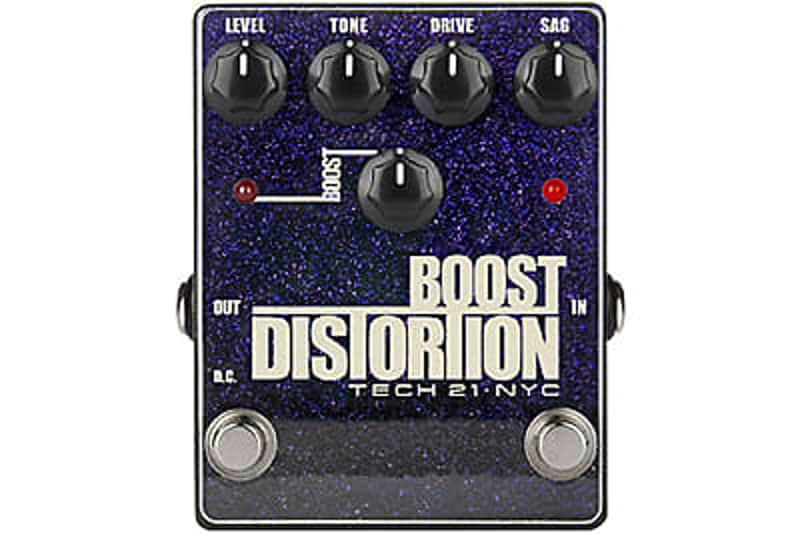 ギター TECH21 Boost R.V.B. Tech 21 Boost R.V.B. Reverb Pedal with