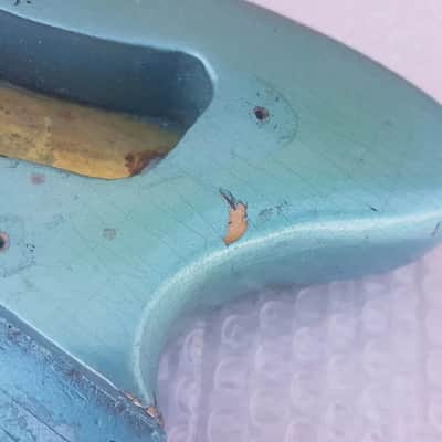 FENDER JAZZMASTER BODY - 1964 - NITRO LAKE PLACID BLUE image 7