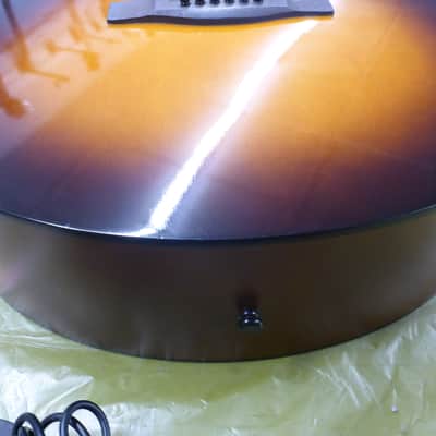 Yamaha HUA 100 URBAN Acoustic w/Fishman Humbucking Sound Hole Pickup : Crowned & Dressed Frets Pickup 2010's - Tobacco Brown Sunburst image 7