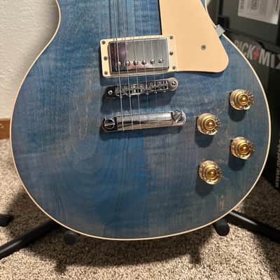 Gibson Les Paul traditional 2014 - Ocean Blue image 1