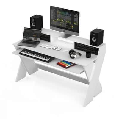 SOUND-DESK-PRO-WHT Professional Studio Workstation - White image 2