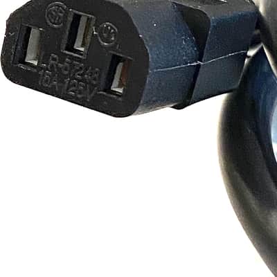 Heavy Duty 6 Foot 14 AWG AC 3 Prong Power Cord for Guitar Amplifier Musical Amp PC and More image 2