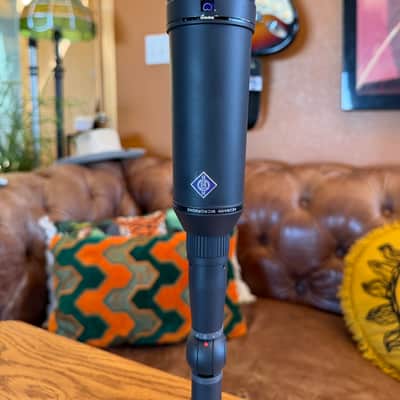 Vintage Neumann U87 ai P48 Condenser Microphone w/Rare NOS Swivel Mount* (1980’s) - Matte Black image 3
