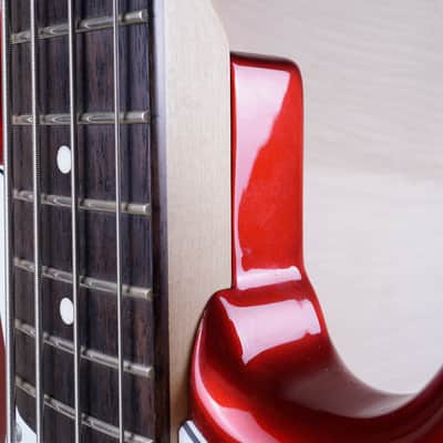 FGN J-Standard Bass 2011 Candy Apple Red Fujigen Made in Japan MIJ w/ Bag image 14