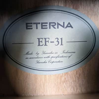 Yamaha Eterna EF-31 Acoustic Folk Guitar image 3