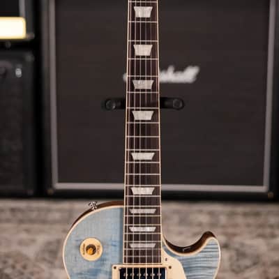 Gibson Les Paul Standard '60s Figured Top Electric Guitar - Ocean Blue with Hardshell Case image 5