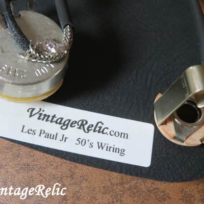 Les Paul LP Junior Pre-wired upgrade harness .022uF Mallory MUSTARD Cap fits vintage Gibson image 6