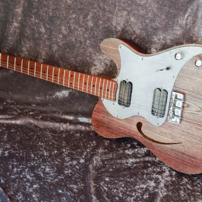 Build to order GB Liuteria Traditional Tele Semi Hollow Custom shop - grape marc image 6
