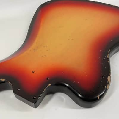 MJT Lightweight Jaguar Body 2026 - Aged Nitro 3 Tone Sunburst image 9