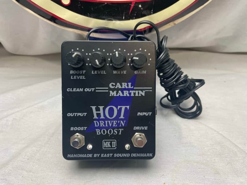 Carl Martin Hot Drive 'N Boost MkII mk ii 2 Boost Overdrive Pedal image 1