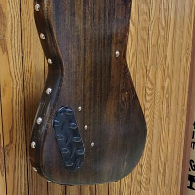 Dean Metalman Project Bass 4 String Bass Guitar Walnut Diamond Plate and Studs image 10
