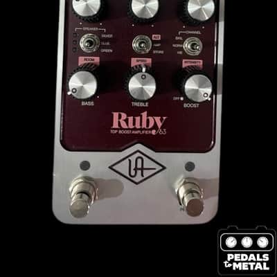 Universal Audio Ruby ’63 Top Boost Amplifier 2022 - Present - Ruby / Silver - X18709 image 1
