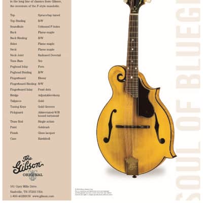 2006 Gibson F5 Gold Rush Master Model image 8