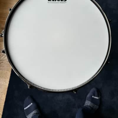 World Max Vintage Black Chrome Brass Snare 7x13 MINT image 5