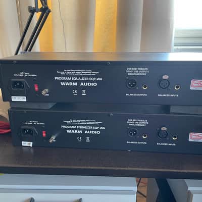 Warm Audio EQP-WA Tube EQ Pair 2015 - matched (sequential) pair with factory gain mod for mastering image 2