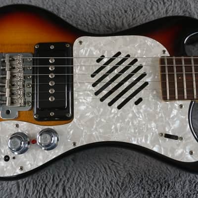 MarineRider Mosrite Ventures Model with Built In Amp 1990’s - Sunburst image 7