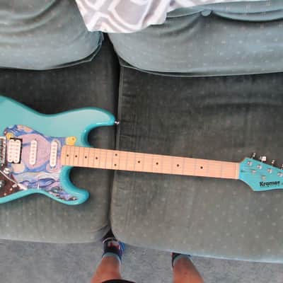 ~Cashified~ Kramer Strat-Style Blue - Van Gogh - Rock 'n' Roller image 14