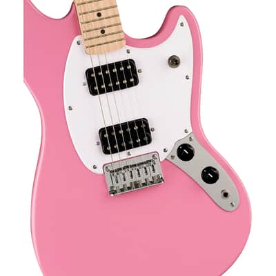 Squier by Fender Sonic Mustang Electric Guitar, Flash Pink image 9