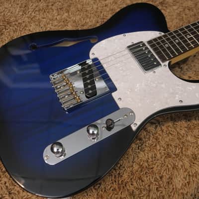 Video! Glarry GTL Semi-Hollow T-Style Electric Guitar w/ Case + Gig Bag image 12