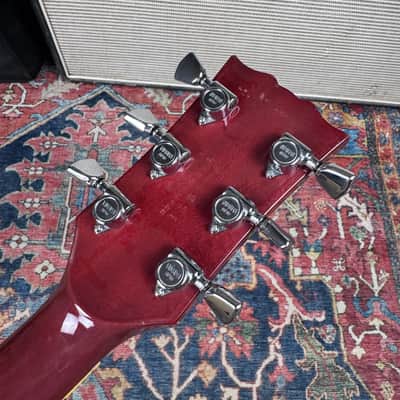 Yamaha ES-335 Style Model SA-700 Semi Hollow Persimmon Red - 1980 image 12