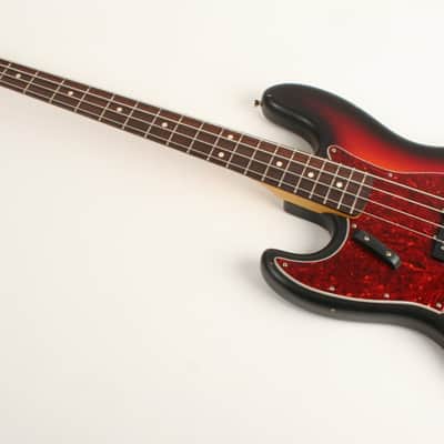Nash Bass JB-63 3 Tone Burst Lollar Pickups Left Handed GRT-497 image 4