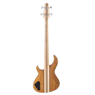 Aria SB-700 OAK Pro II Ash Body Cutaway Maple/Walnut 7ply Neck 4-String Bass Guitar image 2