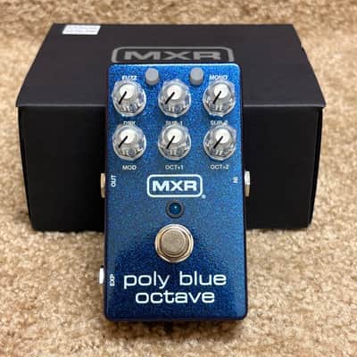 MXR M306 Poly Blue Octave Pedal Blue W/Adapter image 3