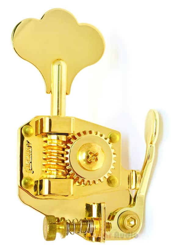 Hipshot BT1 Bass Xtender Key Fender, MM G&L Extender D-Tuner X-Tender - GOLD image 1