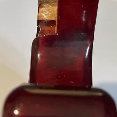 Made in USA KNE Charvel Pro Mod So Cal Style Red Stain Mahogany Guitar Body Floyd Ready Truss Wheel Cutout image 22