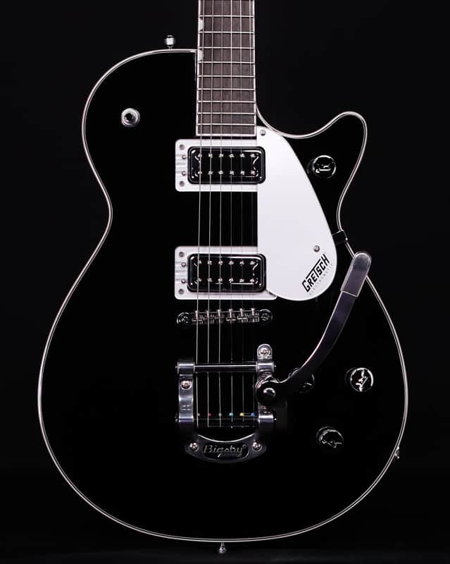 Gretsch G5230T Electromatic Jet FT Single-Cut with Bigsby, Black Walnut FB, Black image 1