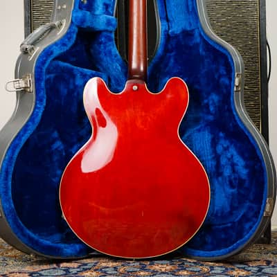 1962 Epiphone USA EA-7P 'Professional' Cherry Red - Mini PAF ES-335 Body w/ Case image 16