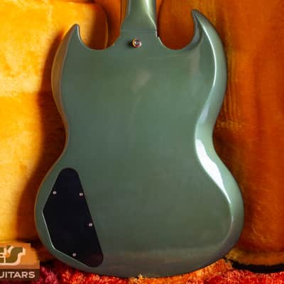 GC EXCLUSIVE! Gibson Custom Shop SG Standard Fat Neck 3-Pickup 2020 - Antique Metallic Teal image 2