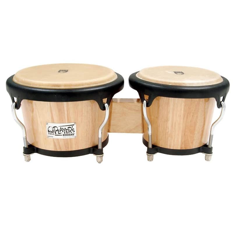 Toca Player's Series Wood Bongos - Natural Finish image 1