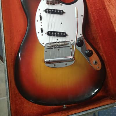 Fender Mustang Guitar with Rosewood Fretboard, Natural, 1975-1979 image 9