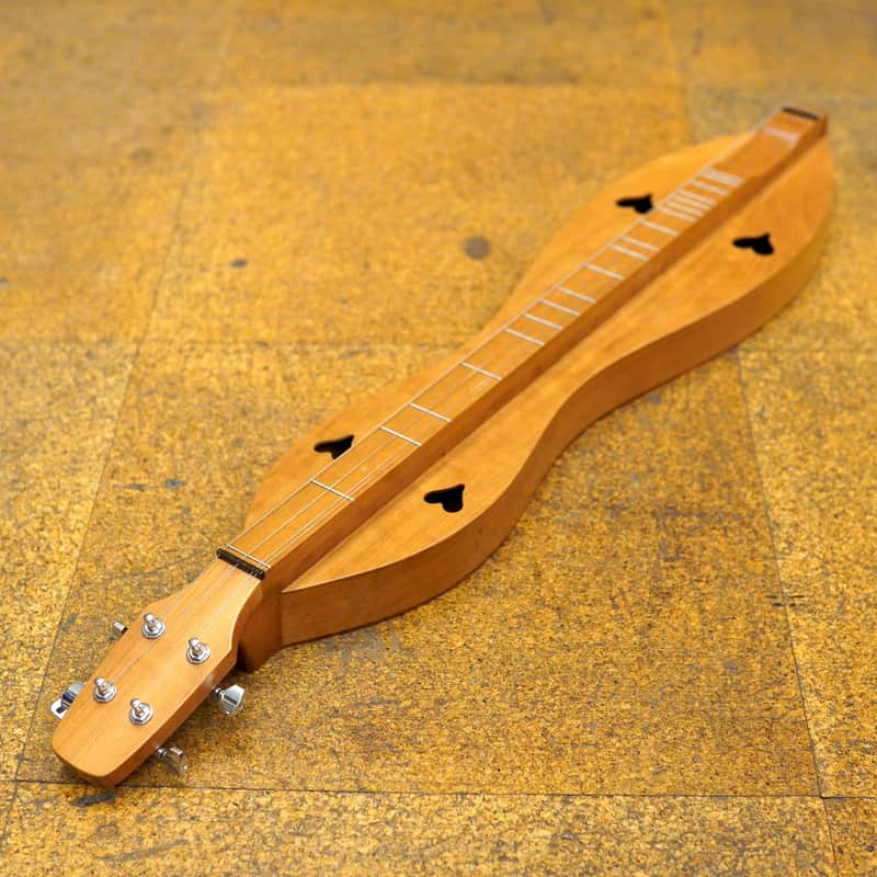 McSpadden 4FHCC 4-String Flathead Hourglass Dulcimer Cherry w/Padded Gig Bag image 1