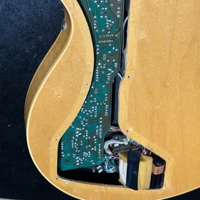 Gibson ES-335 Moog Prototype 1981 - 1-off Blonde Dot Neck w/a Moog Synth built on board made for Roy Clark. image 15